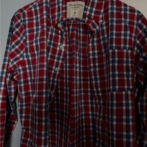 Abercrombie and fitch plaid button up